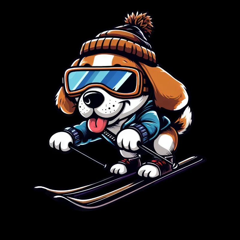 Winter holidays with chicken while skiing
