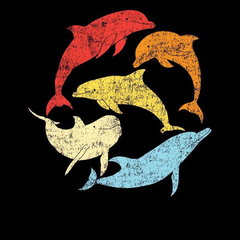 Dolphin Retro Vintage