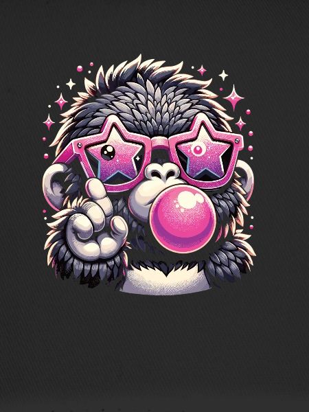 Gorilla with sunglasses