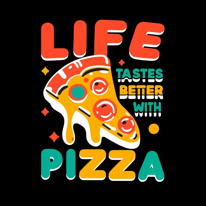 Mit Pizza schmeckt das Leben besser