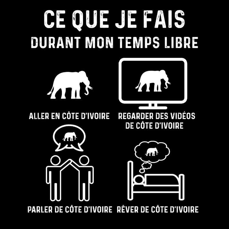 côte d'ivoire éléphant temps libre cadeau