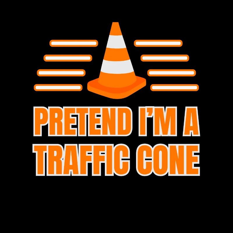 Funny Traffic Cone Halloween Costume