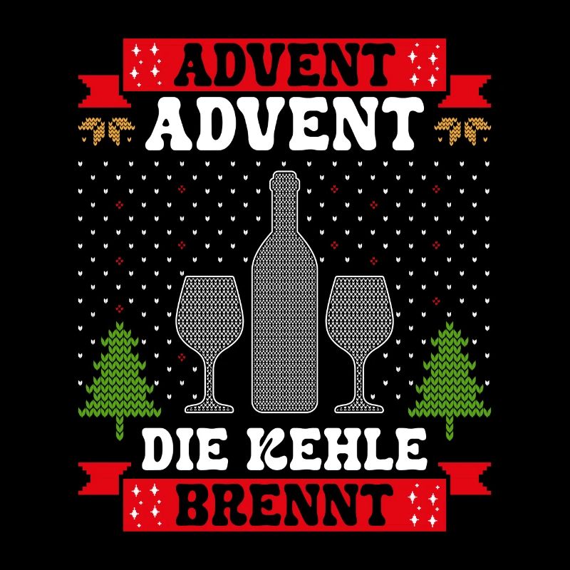 Advent Advent die Kehle Brennt Glühweintopf