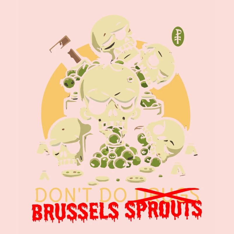 Disgusting Vegetable Skulls: Avoid Brussels Sprouts