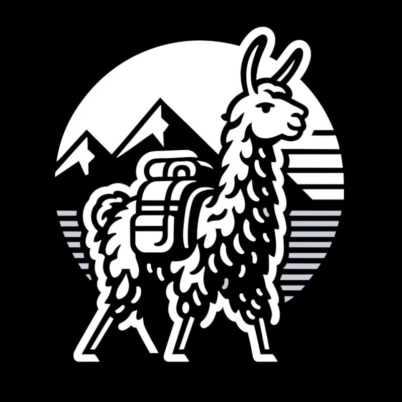 Simple Mountain Llama: Pure Adventure