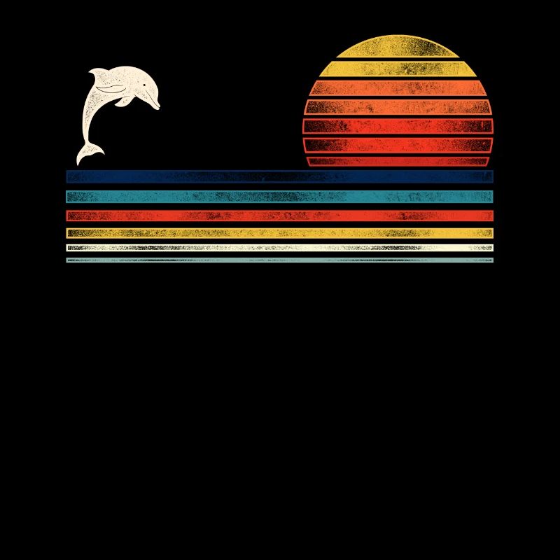 Dolphin Retro Vintage