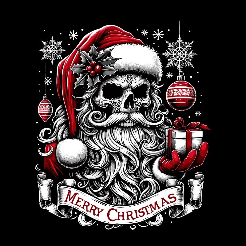 Joyeux Noël Pyjama Goth Gold