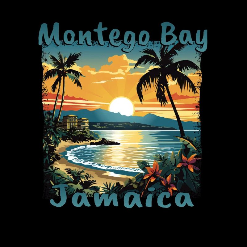 Montego Bay Jamaïque - Coucher de soleil à