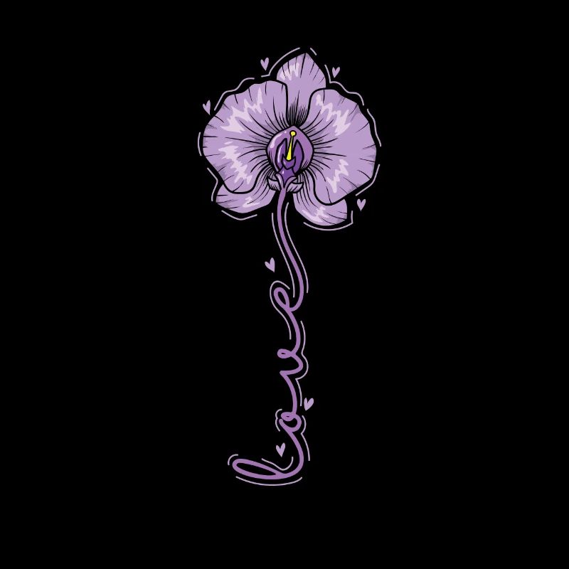 Fleur d’orchidée d’amour