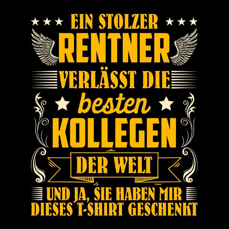 Rente Ein Stolzer Rentner verlässt Beste Kollegen