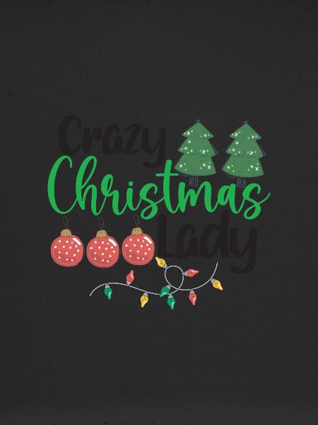crazy Christmas lady