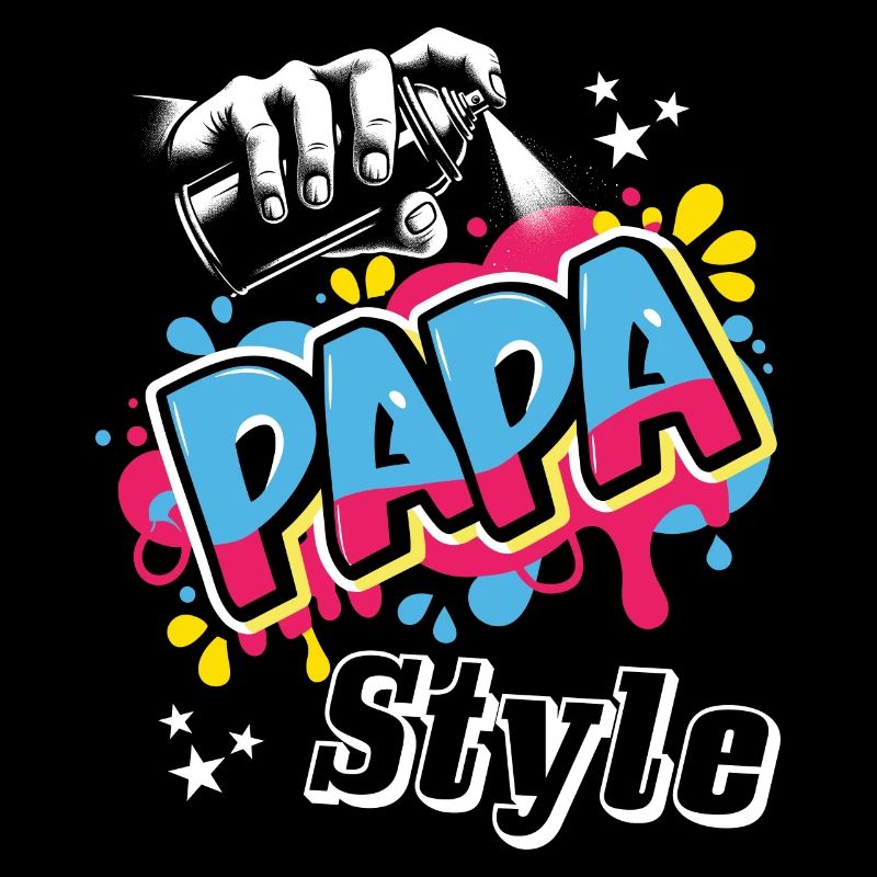 Idee cadeau design graphique papa Style gaffiti