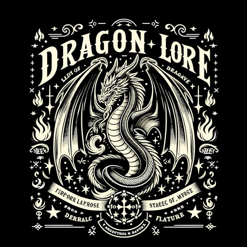 Mythischer Feuerdrache