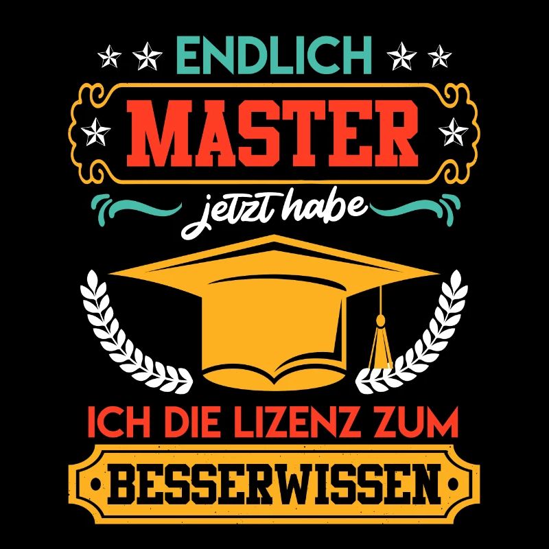 Master Endlich Master Lizenz zum Klugscheissen