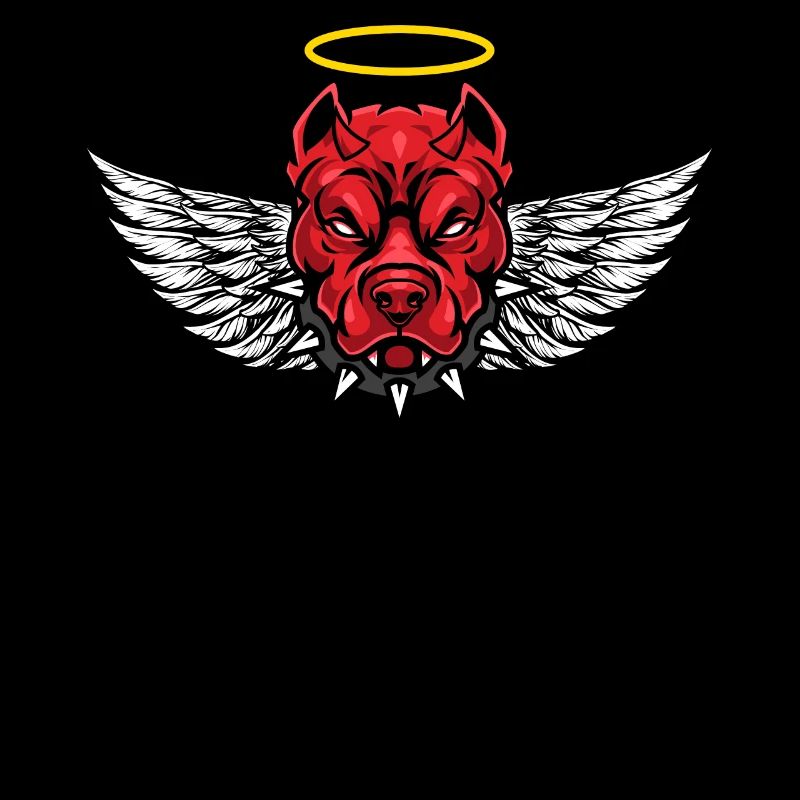 Devil American Pitbull Dog T-Shirt