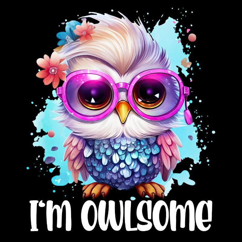I'M OWLSOME Eule Eulen Lustig