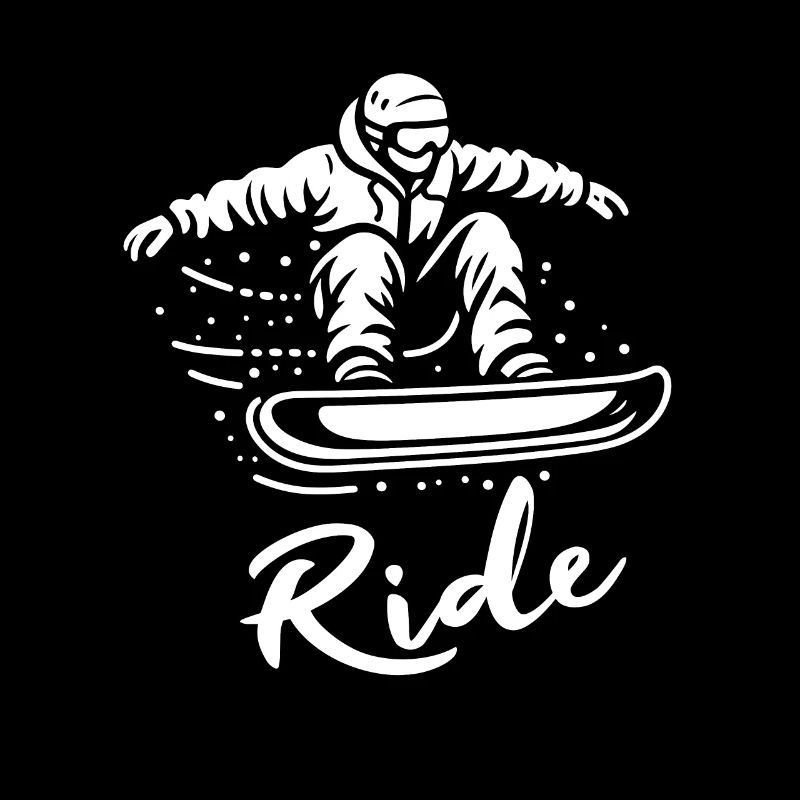 Snowboard Ride Snowbording Winter Apparel Cool Fun