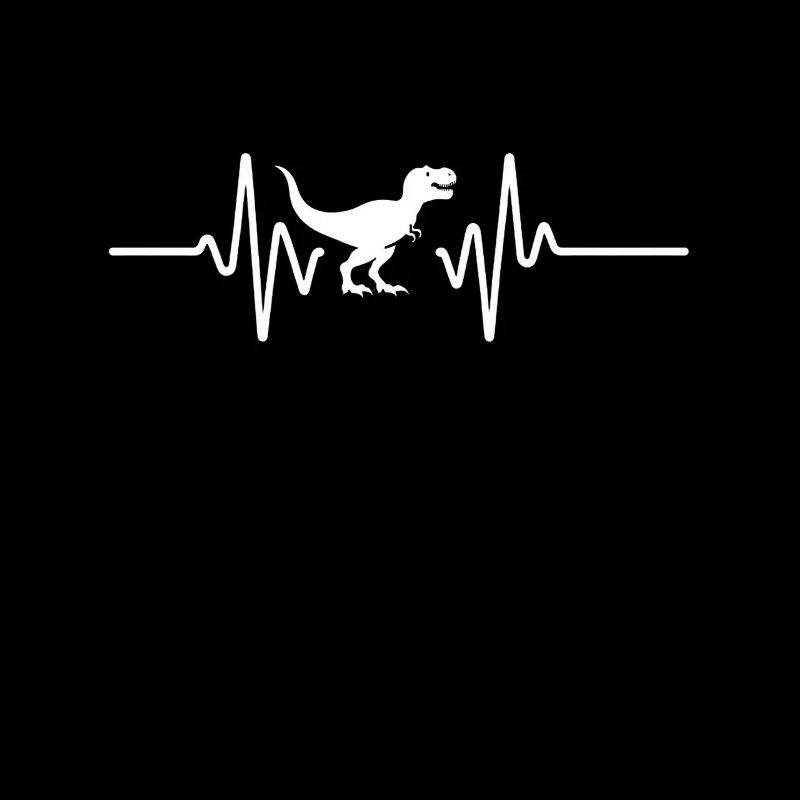 T-Rex Funny Heart Rate Dinosaur Gift