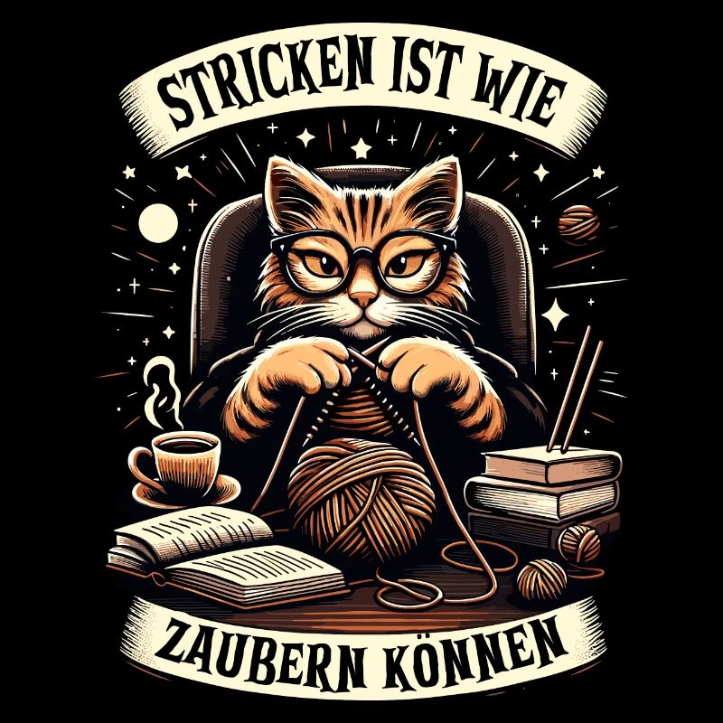 Stricken Strickerin Geschenk Wolle Geburtstag