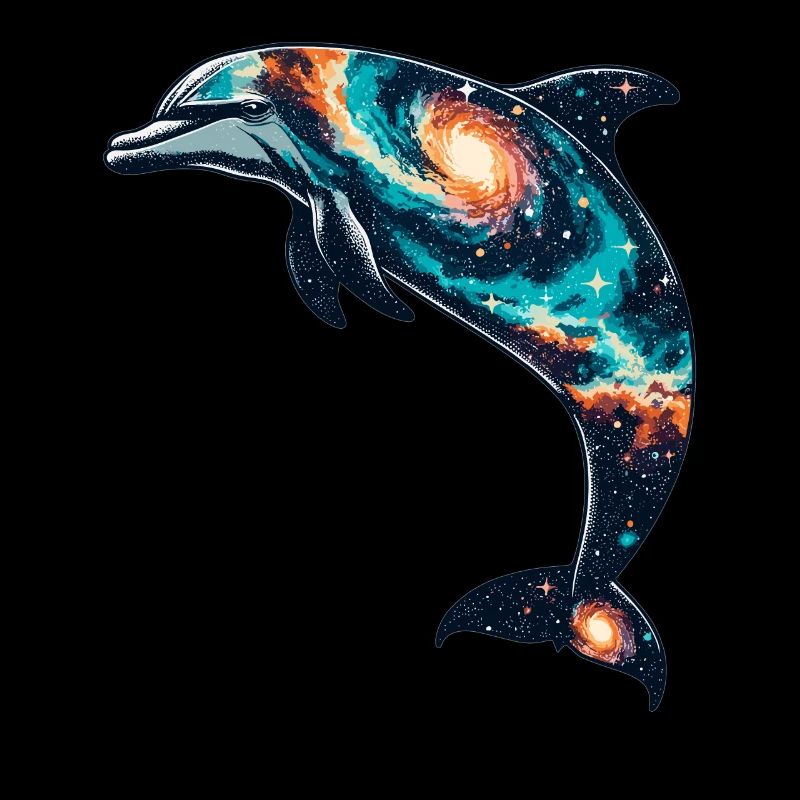 Dolphin Space Galaxy Universe