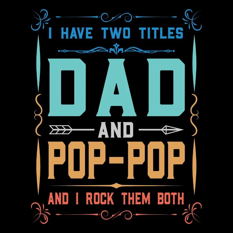 pop-pop Vatertag pop-pop Geschenk