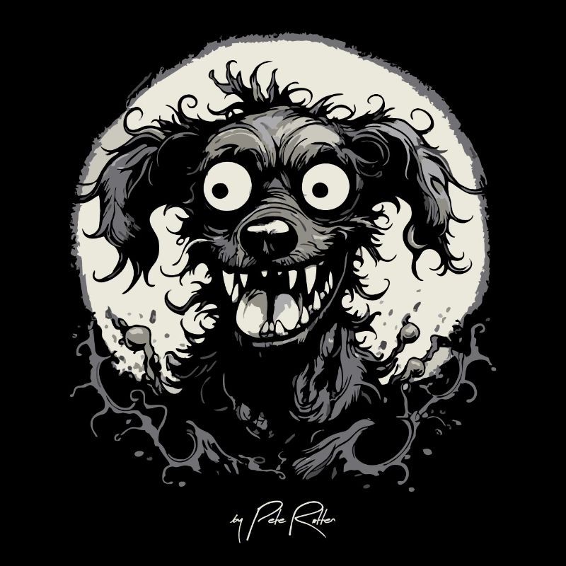 Horror dog from hell