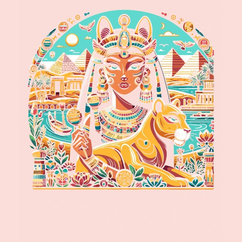 Bastet Déesse égyptienne Égypte Pyramide Égypte