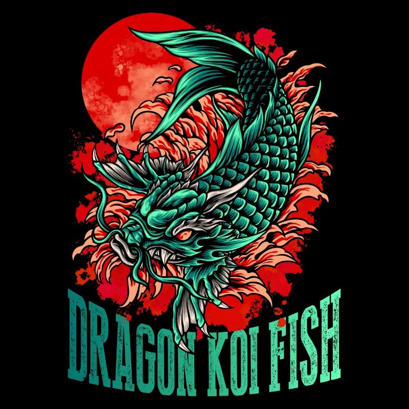 Dragon Koi Fish