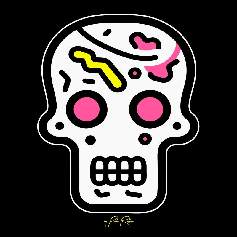 Pop Art Skull