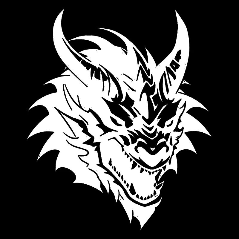Fantasy Drache Anime Drachenkopf Mythisches Reptil