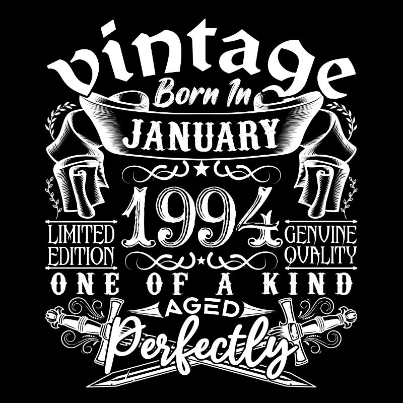 Janvier 1994 anniversaire Janvier 1994 January