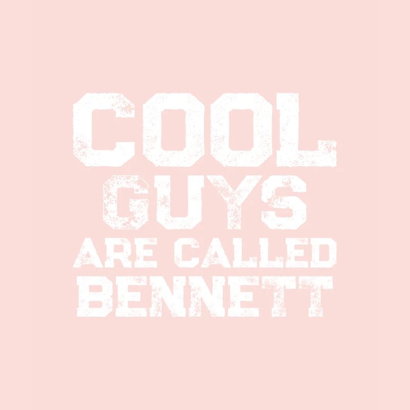 Les gars cool s’appellent Bennett