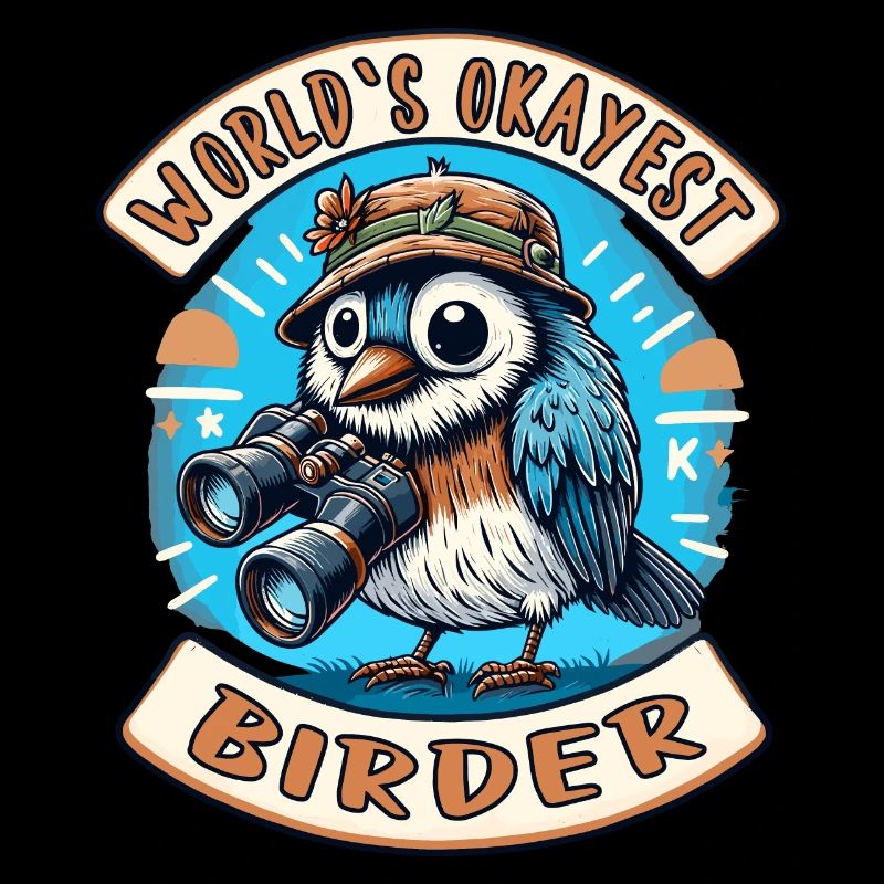 World's Best Okay Birder Birdwatching