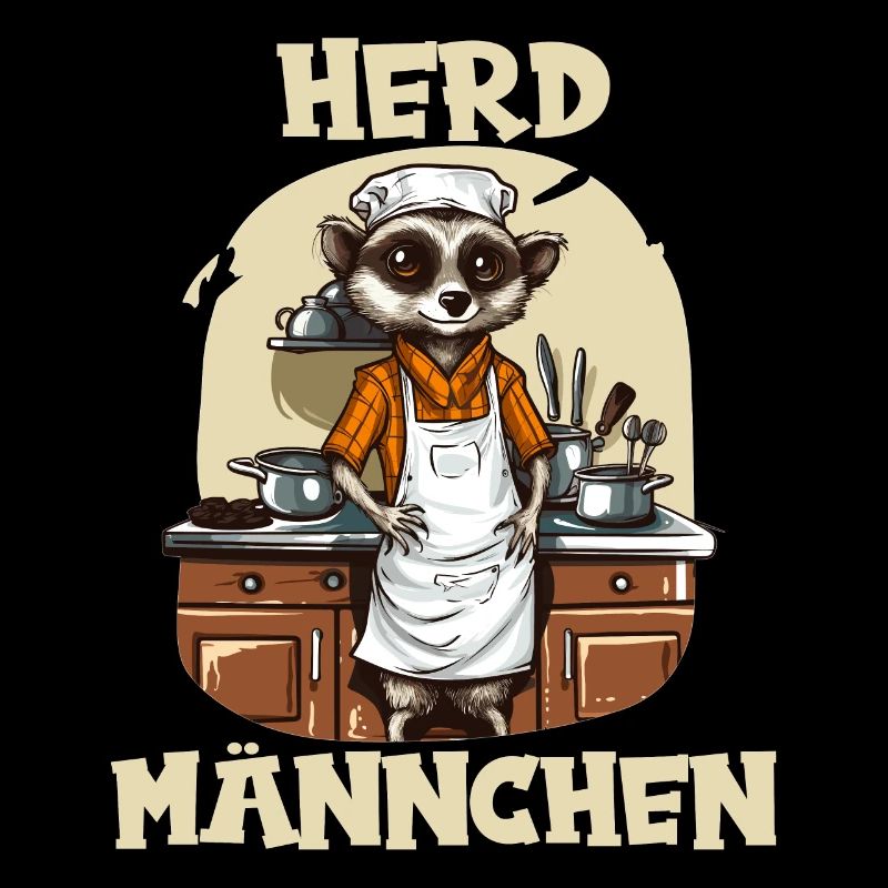 Erdmännchen kochen Koch Kochmütze Herdmännchen