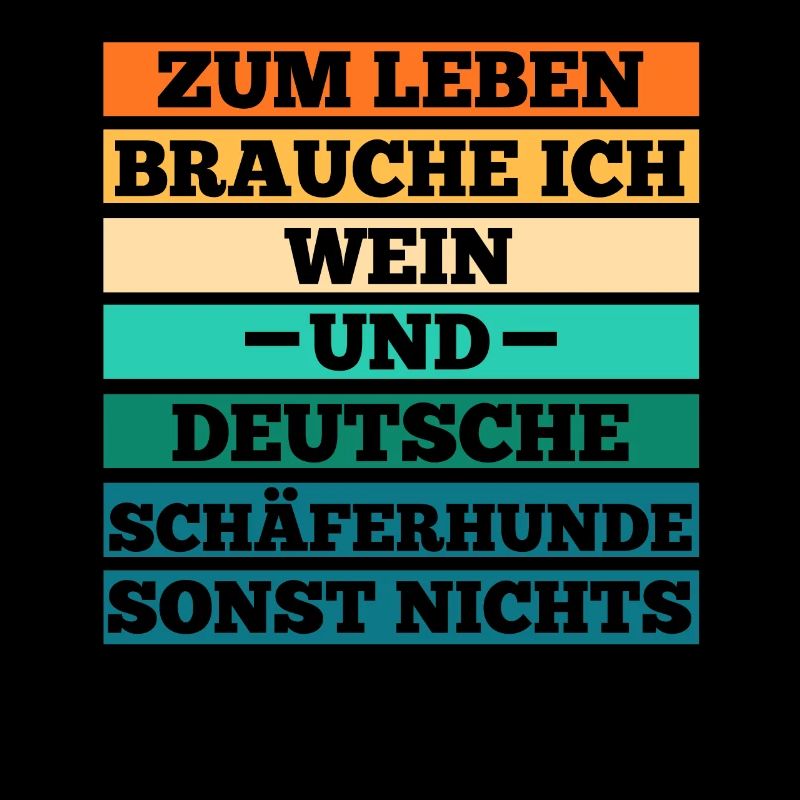 Wein Hund Deutscher Schäferhund