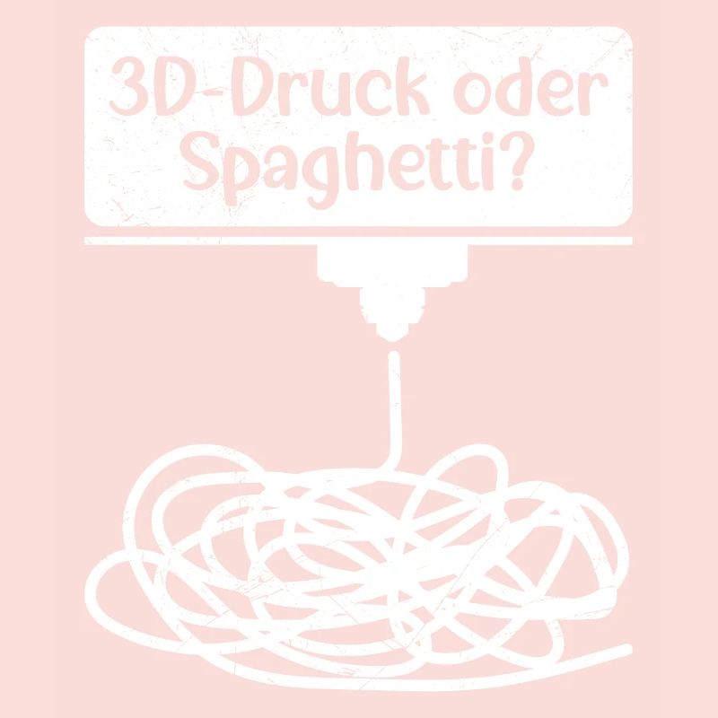 3D-Druck oder Spaghetti 3D Drucken Fail