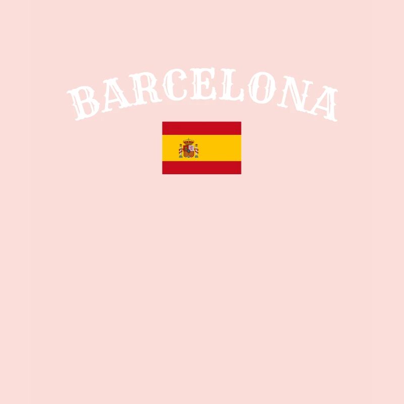 Barcelone, Espagne, Drapeau espagnol, Espagnols