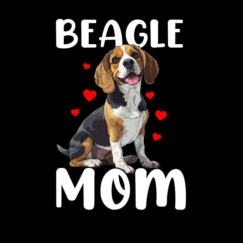 beagle mom beagle