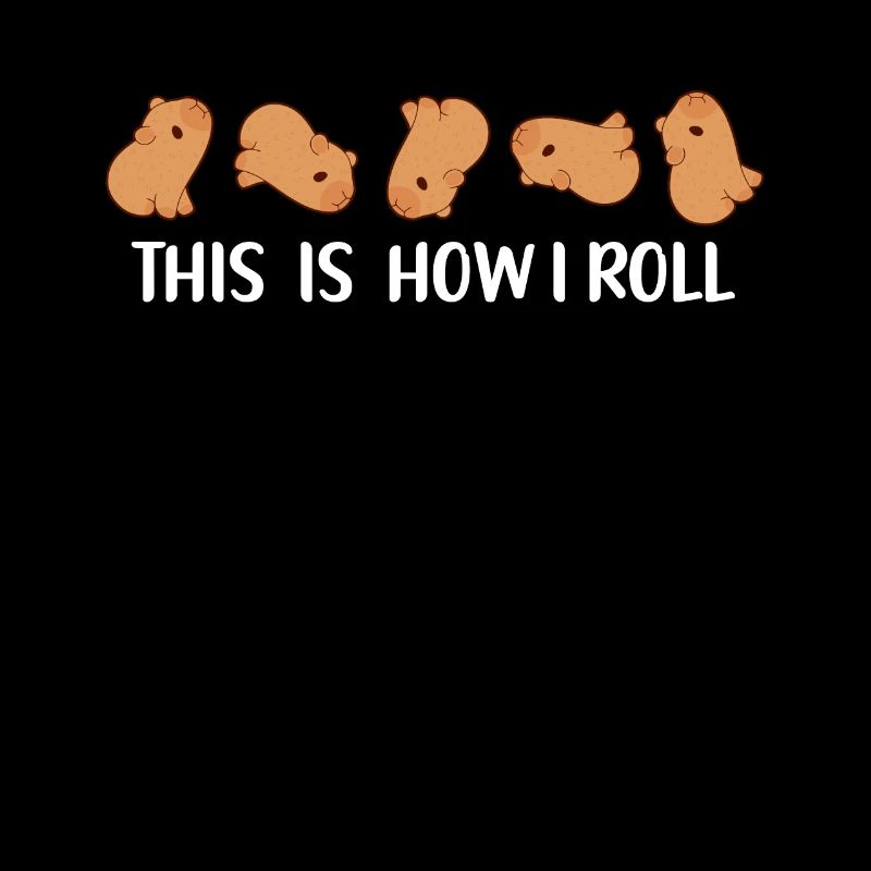 C'est comme ça que je roule un joli capybara