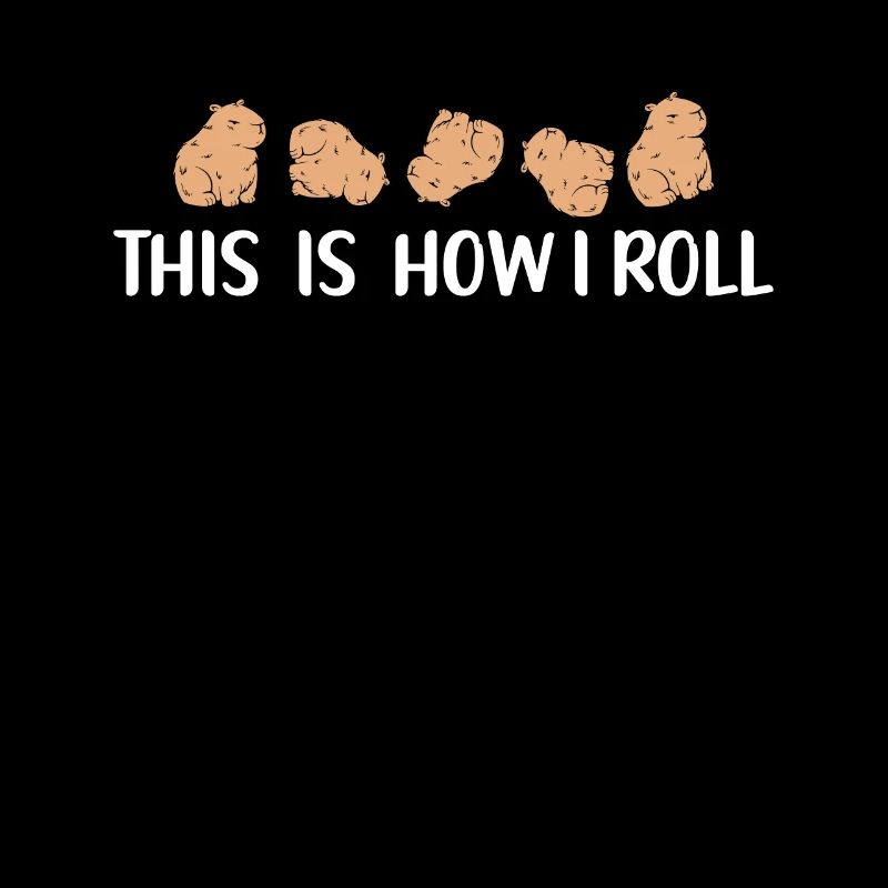 C'est comme ça que je roule un joli capybara