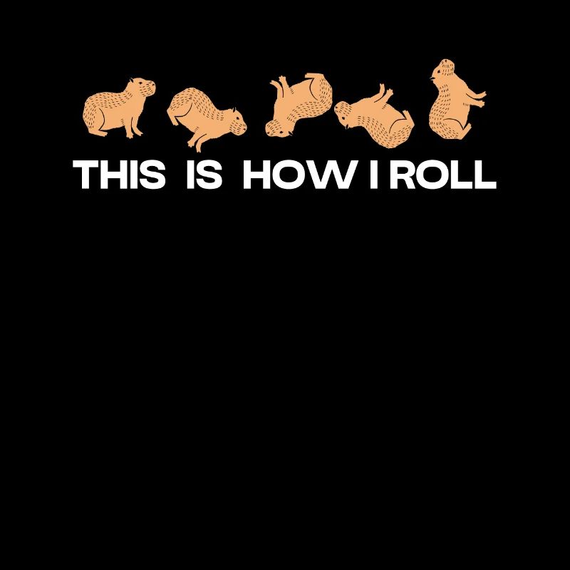 C'est comme ça que je roule un joli capybara