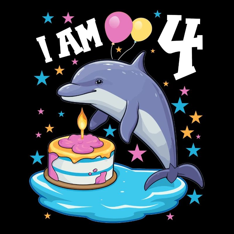 J’ai 4 ans Dauphins Dauphin 4e anniversaire