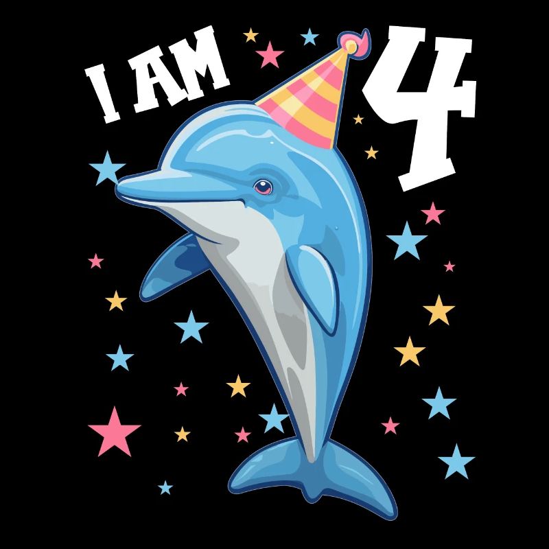 J’ai 4 ans Dauphins Dauphin 4e anniversaire