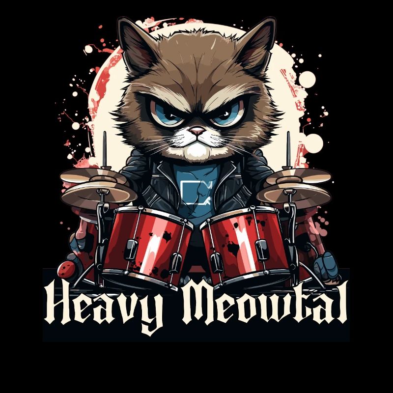 Heavy Metal Headbanger présente Drummer Cat