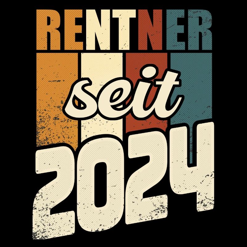 Rente Geschenk 2024 Rentner Ruhestand Spruch