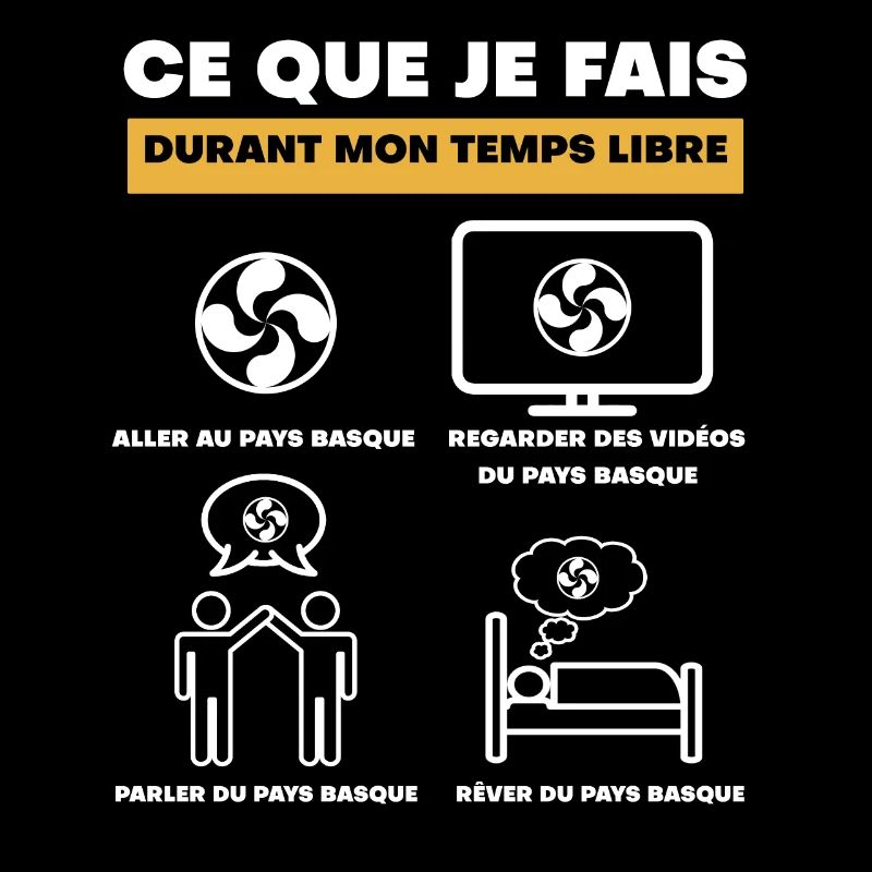 Basque lauburu durant temps libre