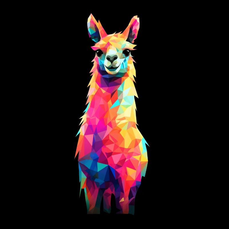 Lama Alpaka Vintage Geschenk