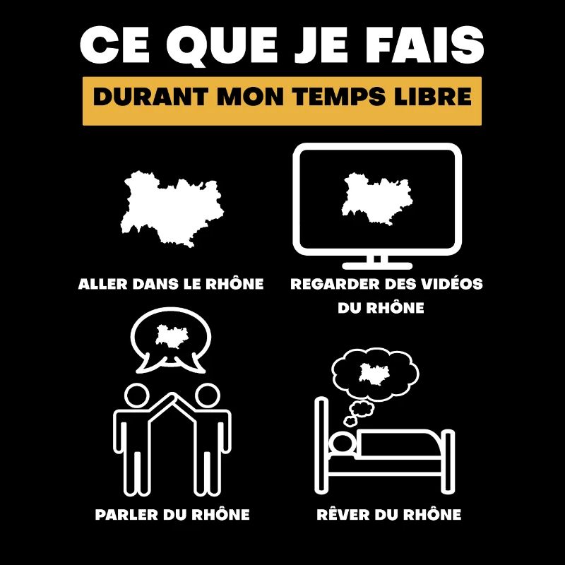 Rhône durant temps libre