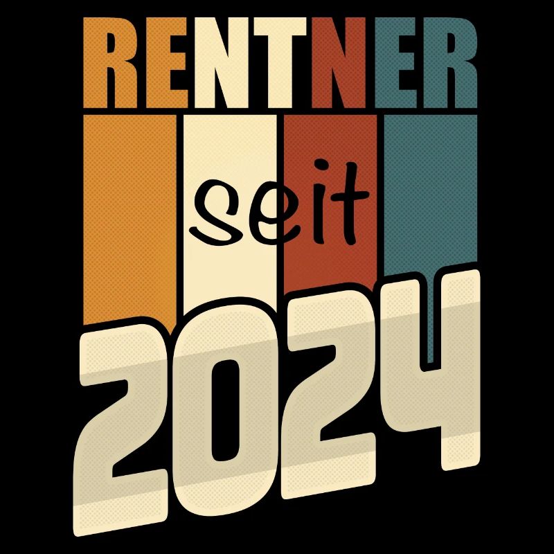 Rente Geschenk 2024 Rentner Ruhestand Spruch