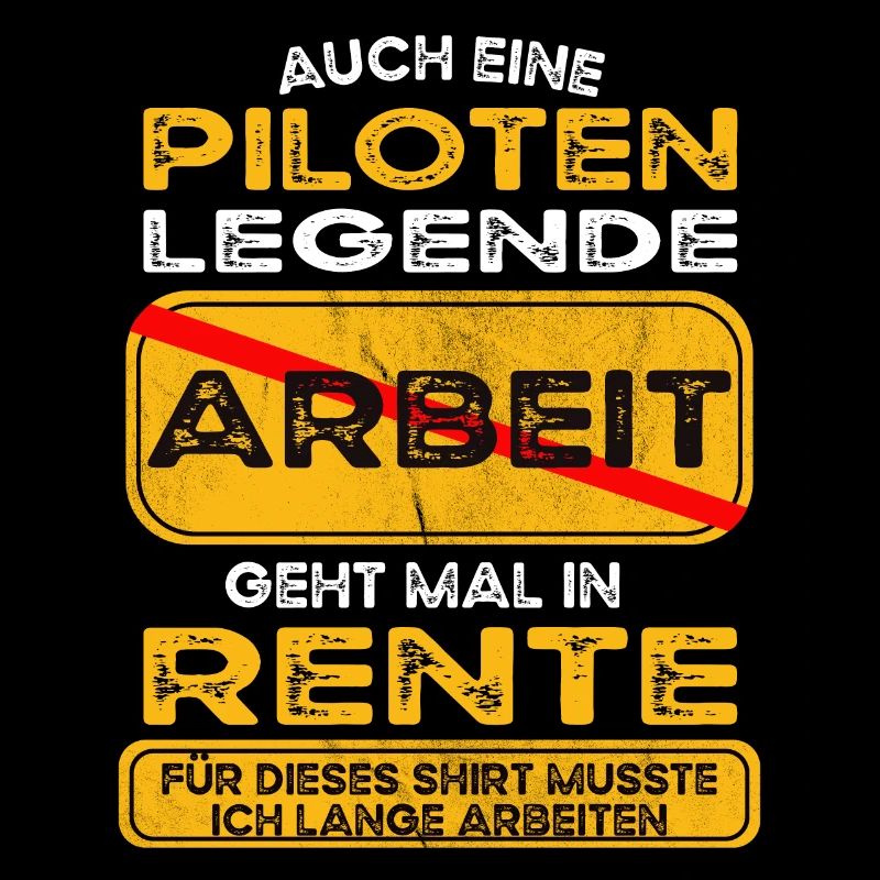 Pilot lustiges Rente Pension